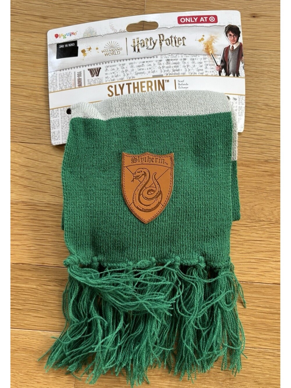 Harry Potter Slytherin Scarf Target Exclusive Disguise Wizarding World NWT
